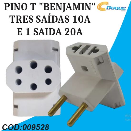 PINO T "BENJAMIN" TRES SAIDAS 1 SAIDA 20A DPT ($$10)