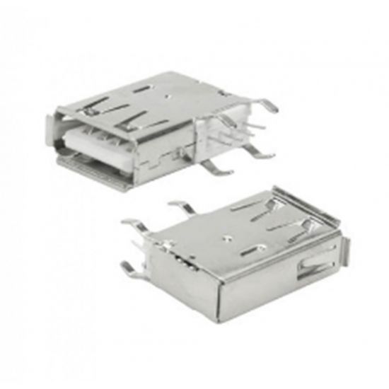 CONECTOR USB A FEMEA 90º VERTICAL
