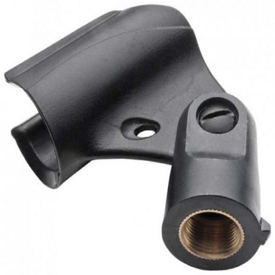 SUPORTE MICROFONE COM ROSCA METALICA