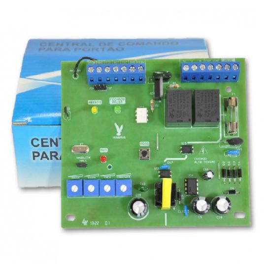 PLACA DE MOTOR PORTAO ELETRONICO PCH-101 HOMBRUS USADO MOTOR PECCININ