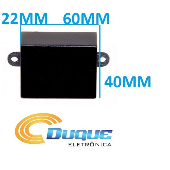 CAIXA PLASTICA MONTAGEM A22XL40XC60MM PR COM ABA