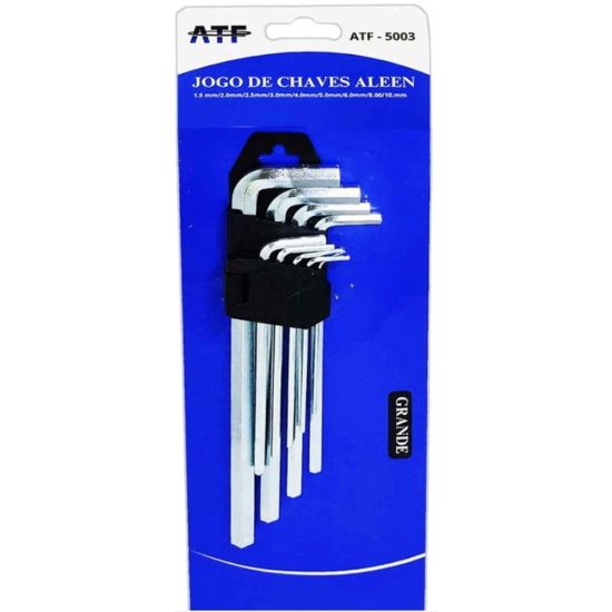 KIT DE CHAVES ALLEN 5003 1,5MM A 10MM COM 10 PEÇAS HEXAGONAL