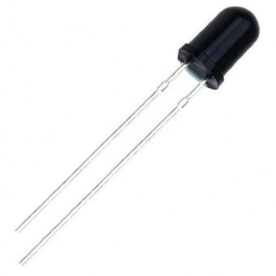LED INFRA VERMELHO RECEPTOR 5MM TIL78 TRANSPARENTE