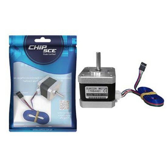 MOTOR DE PASSO 17HS4401 NEMA IMPRESSORA 3D 4,2KG