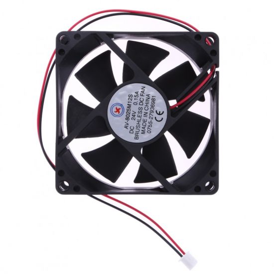 VENTILADOR MICRO  90X90X25MM 12V PRETO - BEBEDOURO VENTOINHA PARA BEBEDOURO COOLER 90X90X12V