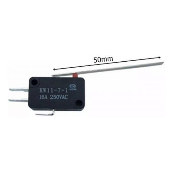 CHAVE MICRO SWITCH 16A-250V C/ HASTE 50MM