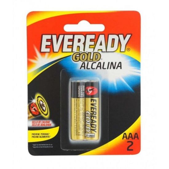PILHA ALCALINA PALITO AAA EVEREADY CART C/2