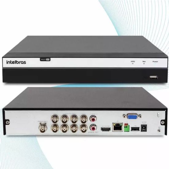 DVR MULTI HD MHDX 3108-C INTELBRAS COM HD 1TB