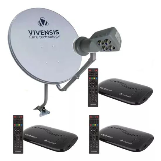 KIT PARABOLICA VIVENSIS TRIPLO