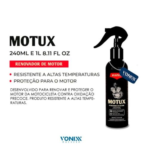 MOTUX RAZUX 240ML RENOVADOR DE MOTOR LINHA VONIXX