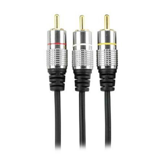 CABO 3RCA X 3RCA FITZ PLUG METAL 2 METROS