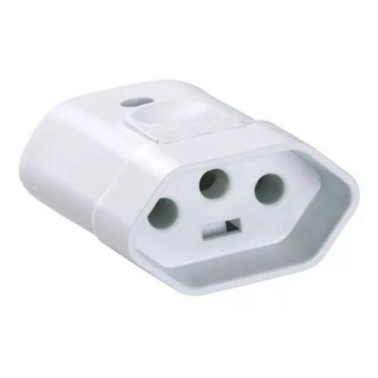 PINO JUNÇÃO FEMEA 2P+T 20A BRANCO TRAMONTINA