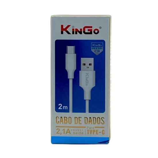 CABO CARREGADOR TIPO C 2 METROS KINGO