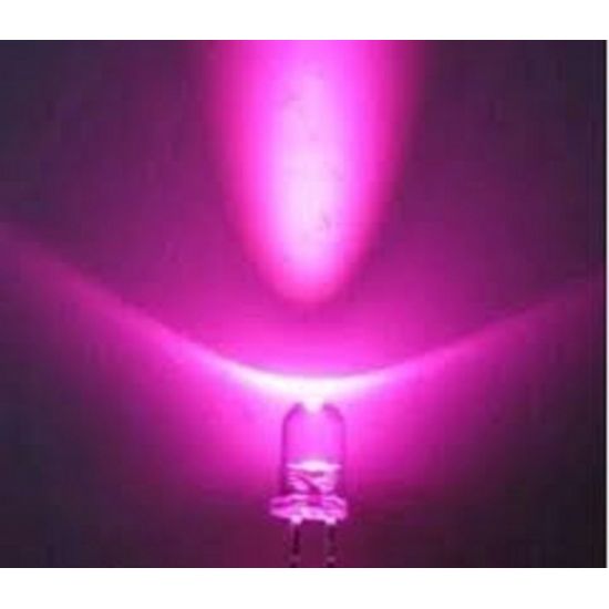 LED  5MM ROSA 900 MCD 3V