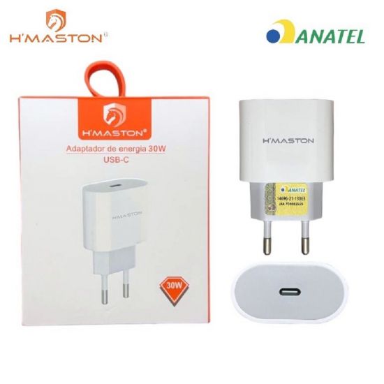 CARREGADOR CELULAR TIPO C 30W HMASTON