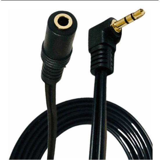 CABO EXTENSAO P2ST X JACK J2 ST 1,80 MTS P2 90 GRAUS MXT