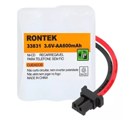 BATERIA TELEFONE S/FIO 3V6/600 (AA) CON.UNIVERSAL