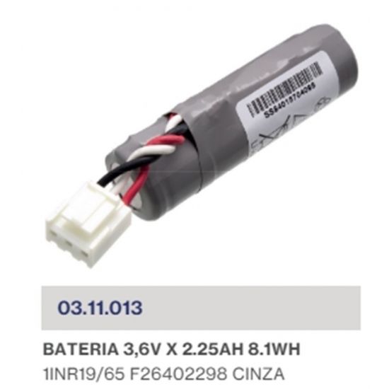 BATERIA RECARREGAVEL 3,6 X 2,25AH 8,1WH 1INR19/65 F26402298