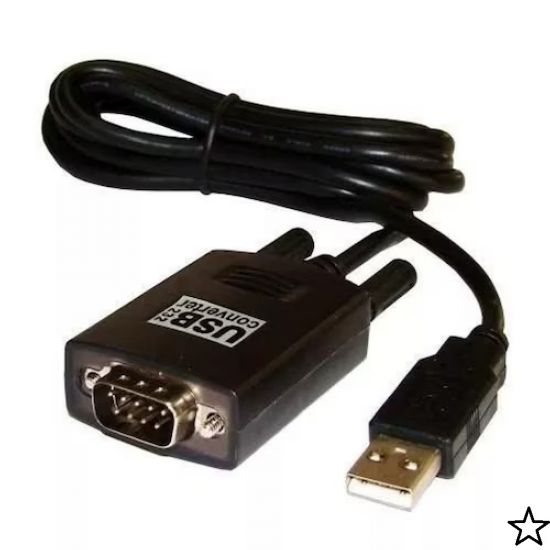 CABO DB9 M (RS232) X USB 0,80CM