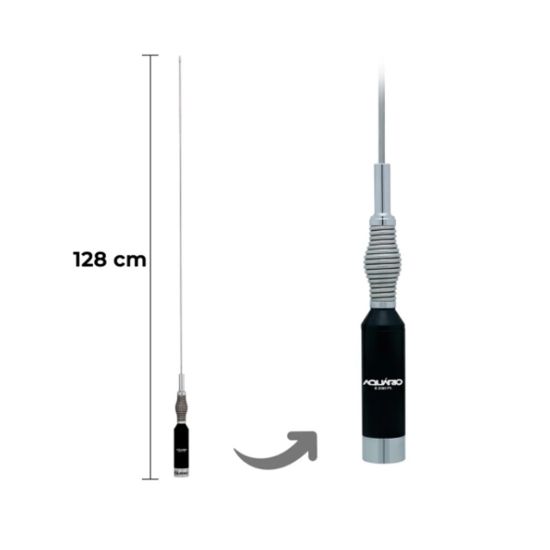 ANTENA PX 11 METROS BOBINA NA BASE B-2080 AQUARIO