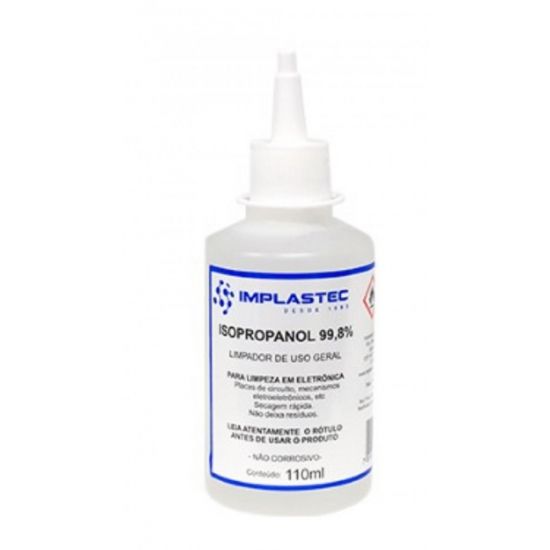 ALCOOL ISOPROPILICO 99,8% 110 ML IMPLASTEC