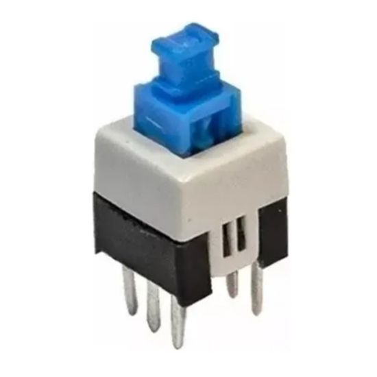 CHAVE PUSH BUTTON 7X7 S/ TRAVA