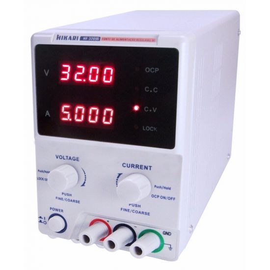FONTE AJUSTAVEL DC 32V 5A HF 3205S HIKARI