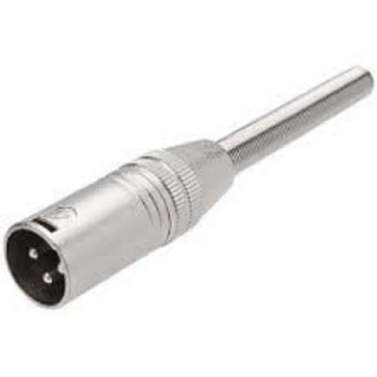CANON LINHA MACHO COM MOLA XLR MACHO METAL COM MOLA PROFISSIONAL CANNON MACHO COM MOLA