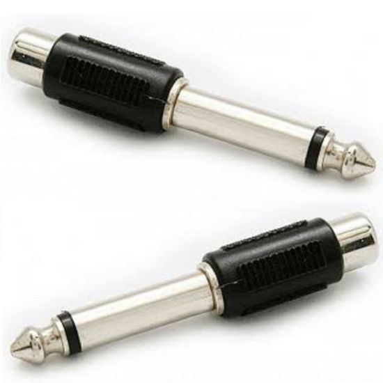 PLUG ADAPTADOR 1 JACK RCA X P10 MONO