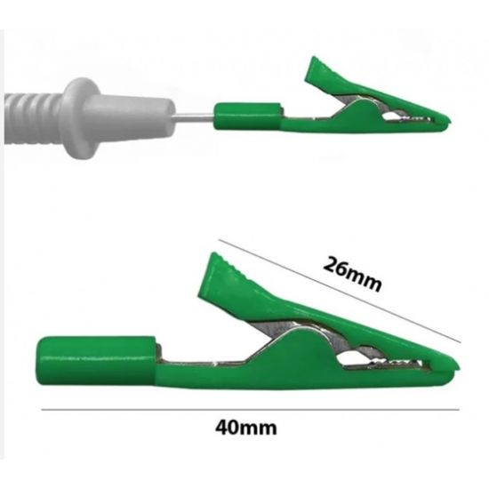 GARRA DE JACARE GJ-0705 VERDE MINI FUSIBRAS