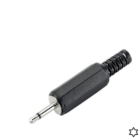 PLUG P1 MONO COM RABICHO PLASTICO IMPORTADO