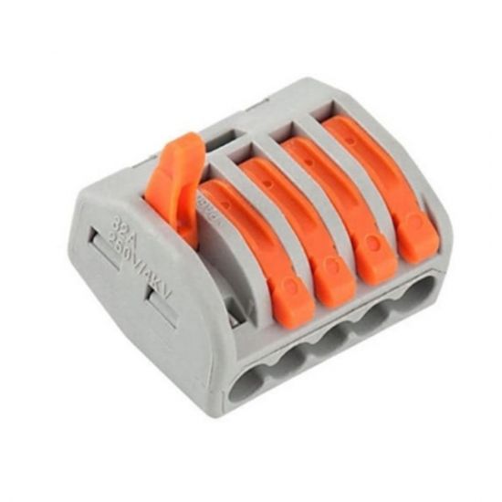 CONECTOR RAPIDO PCT-215 / FC-215 BORNE EMENDA DE FIOS FLEXIVEIS 0,25MM - 4,00MM