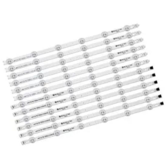 KIT 12 BARRAS LED 42PFL3507  42PFL3607 42LM340T 42LM3700 42LM3400