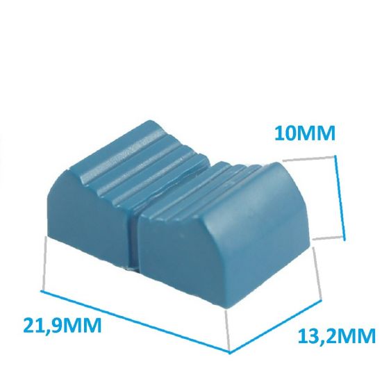 KNOB DESLIZANTE GRANDE AZUL 21,9MMX13,2MM