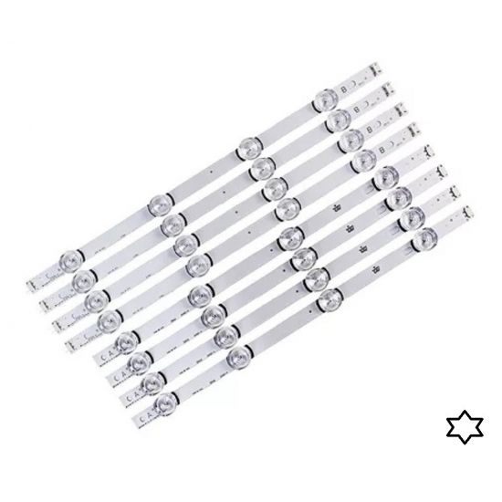 KIT 8 BARRAS LED LG 42LB 42LY 42LF 42LX (4A+4B)