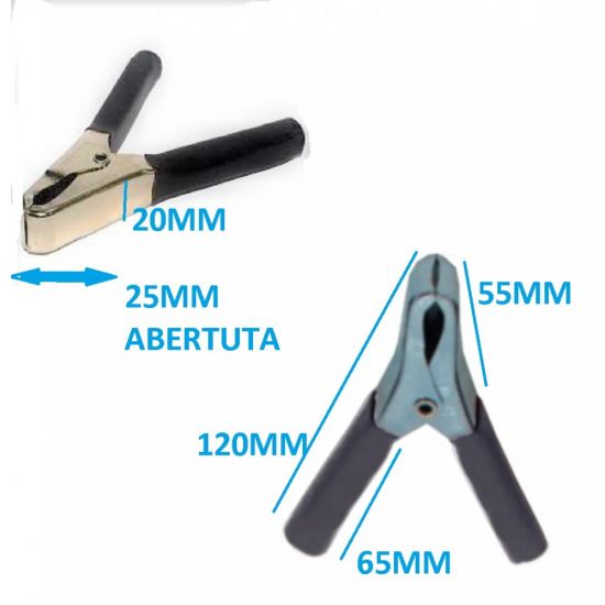 GARRA DE BATERIA C-29 PRETA GRANDE FUSIBRAS