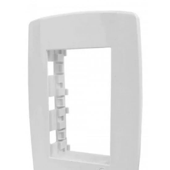 PLACA 4X2 C/ SUPORTE  3 MODULOS