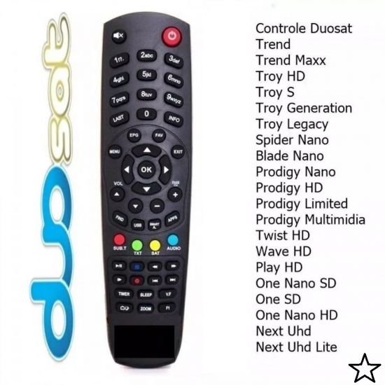 CT RECEPTOR DUOSAT NANO/PRODIGY/TREND/SPIDER HD