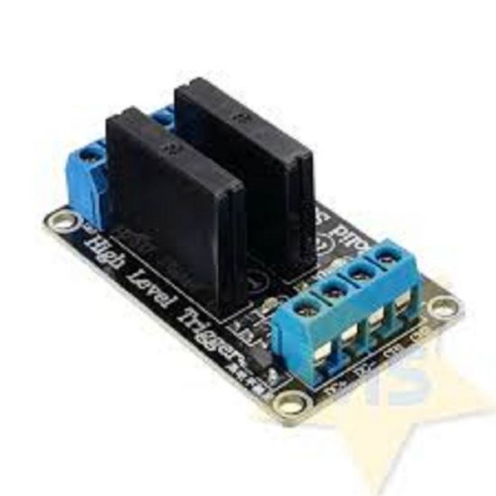 MODULO RELE 2 CANAIS ESTADO SOLIDO SSR 5V
