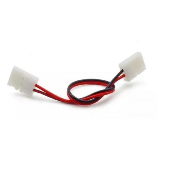EMENDA FITA LED 2 VIAS 5050 10MM CABO 15CM