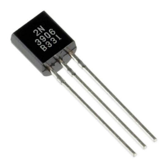 2N3906 PNP switching transistor in a TO-92