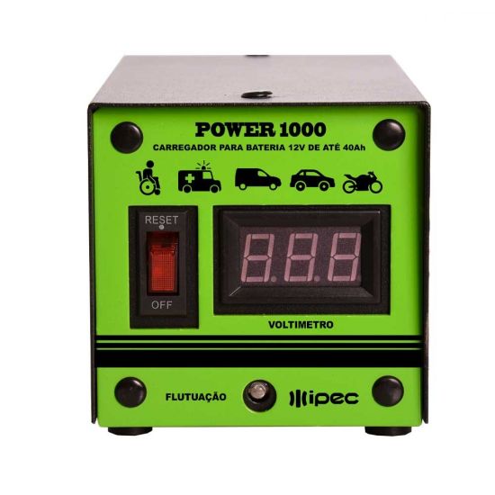 CARREGADOR PARA BATERIA POWER 1000 IPEC
