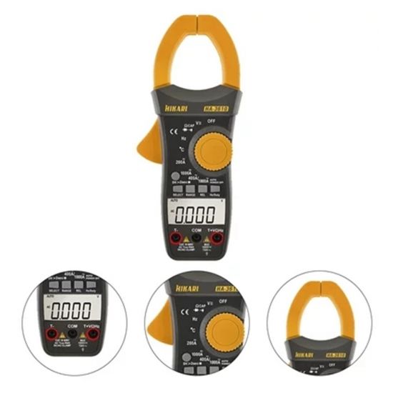 ALICATE AMPERIMETRO DIGITAL HA-3610 HIKARI AC/DC ATÉ 1000A RESISTENCIA, CAPACITANCIA E FREQUENCIA