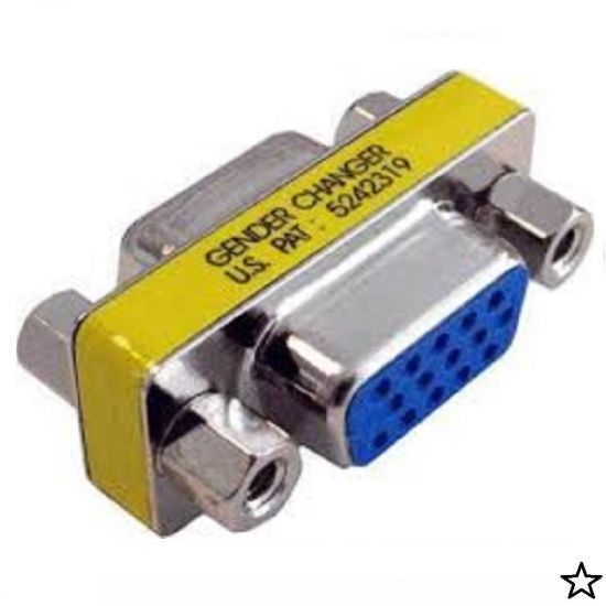EMENDA DB15 VGA FEMEA X FEMEA