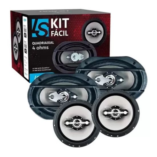 KIT FACIL 6POL + 6X9 POL 100W LESON 2LS0280KF