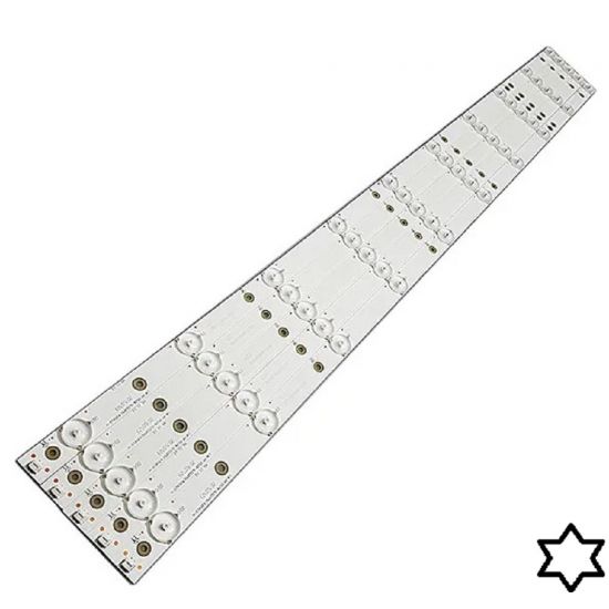KIT 5 BARRAS LED AOC / PHILIPS 43" LE43D1452 43PFG