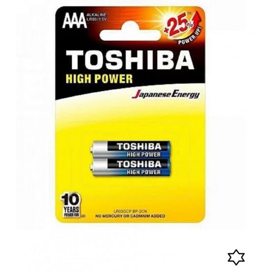 PILHA ALCALINA PALITO AAA TOSHIBA CT C/2 ($$$12)