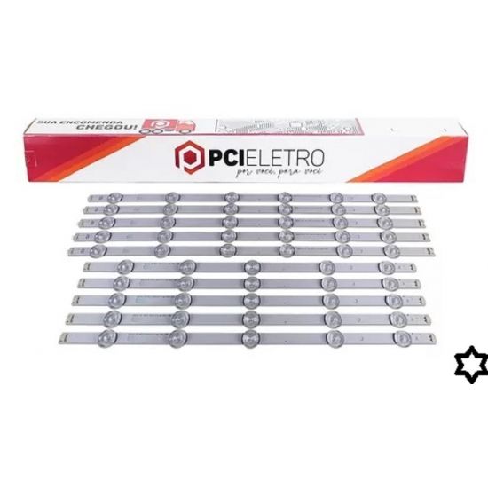 KIT 10 BARRA LED LG 55LB5600 55LB6200 55LH