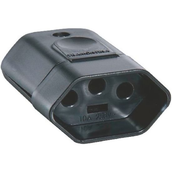 PINO JUNCAO FEMEA 3P PRETO 10A