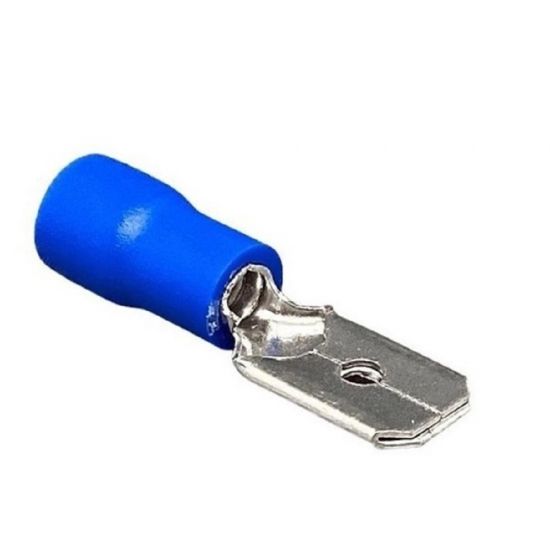 TERMINAL MACHO 2,8 PRE-ISOLADO PVC - AZ CABO 1,50